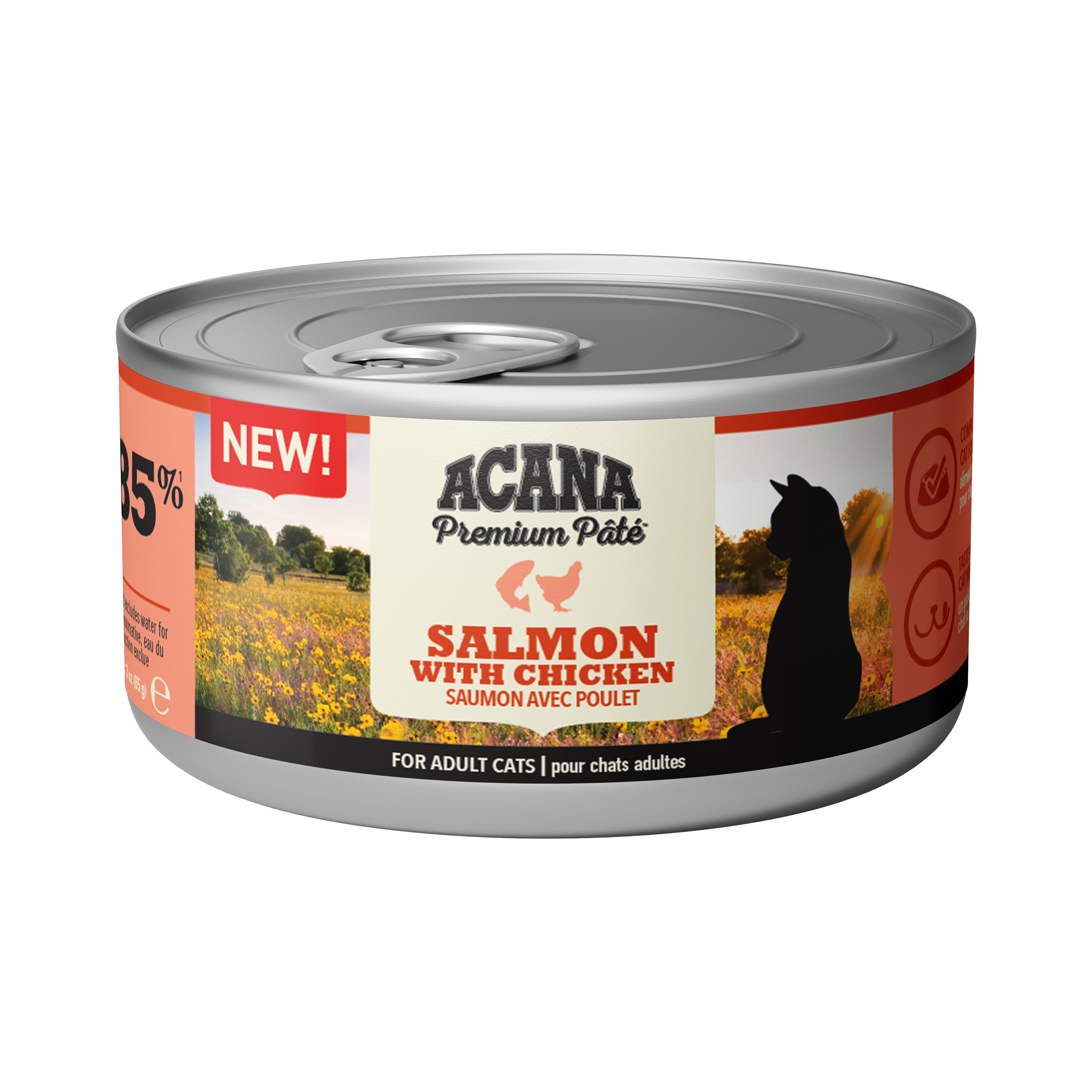 Acana Premium Salmon & Chicken Pate Cat Wet Food 85G