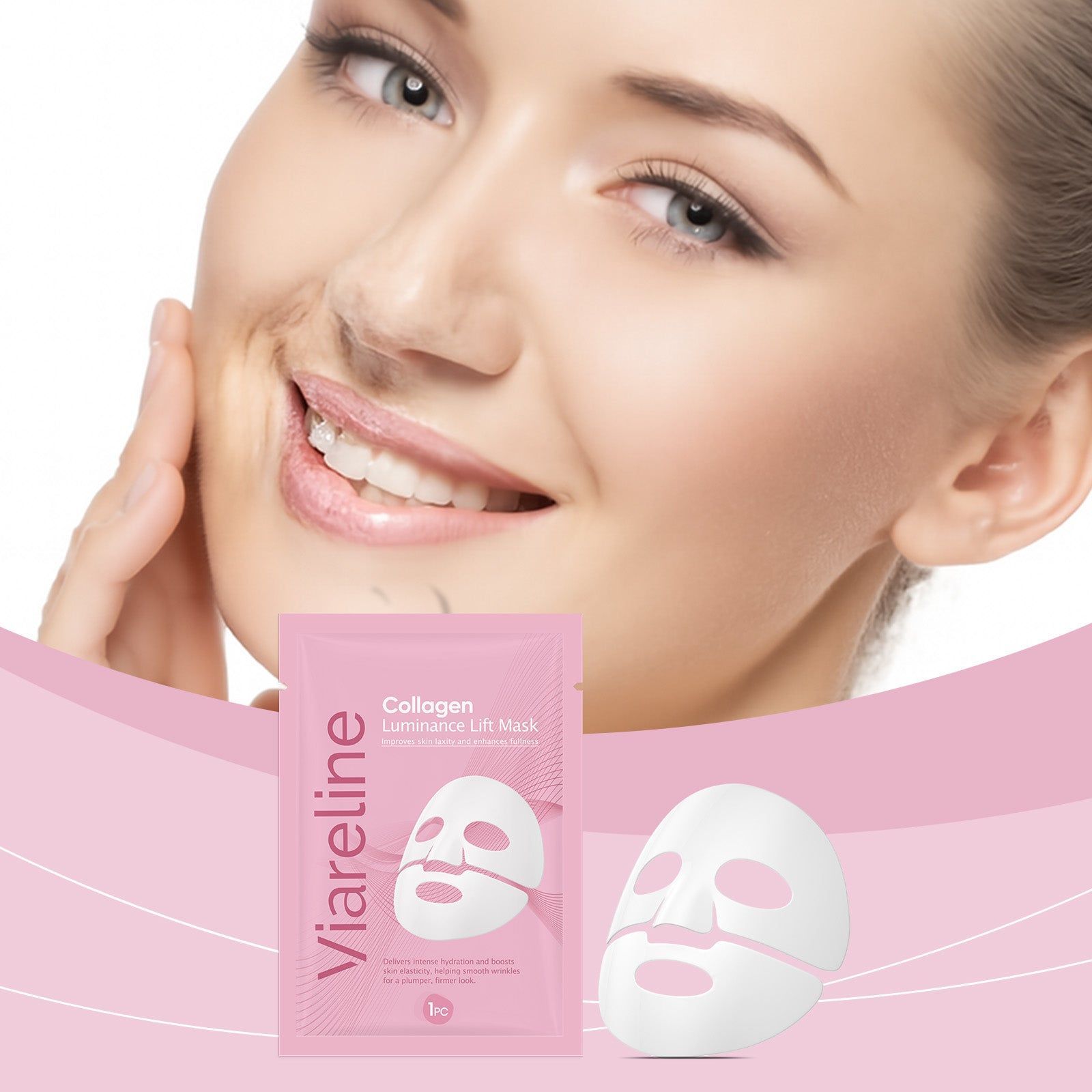 Collagen Facial Mask, Deep Hydration, Anti-Aging, Skin Tightening, Moisturizer ,1pcs