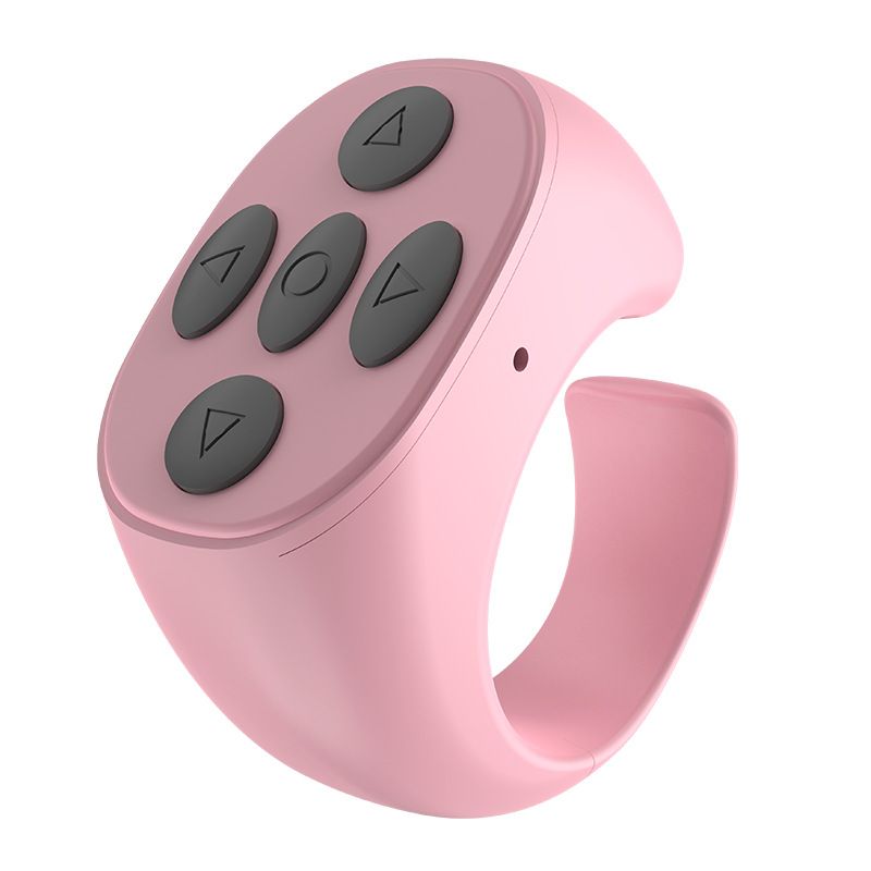Ring Remote Control Bluetooth Fingertip Shutter Page Turner Video Controlle