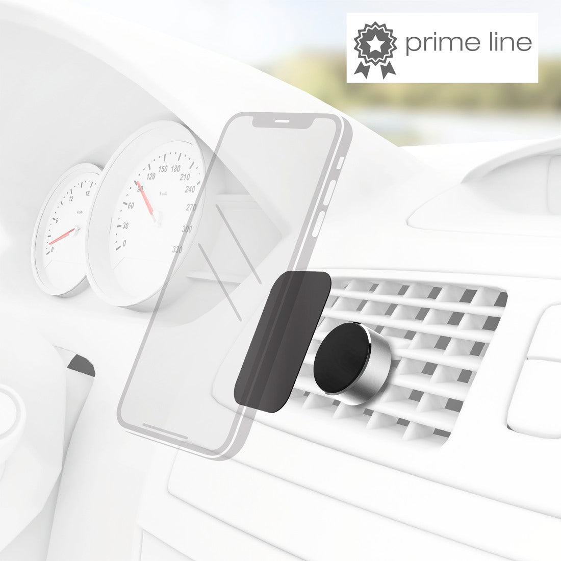 HAMA 173765 "Magnetic Aluminium" Universal Smartphone Holder