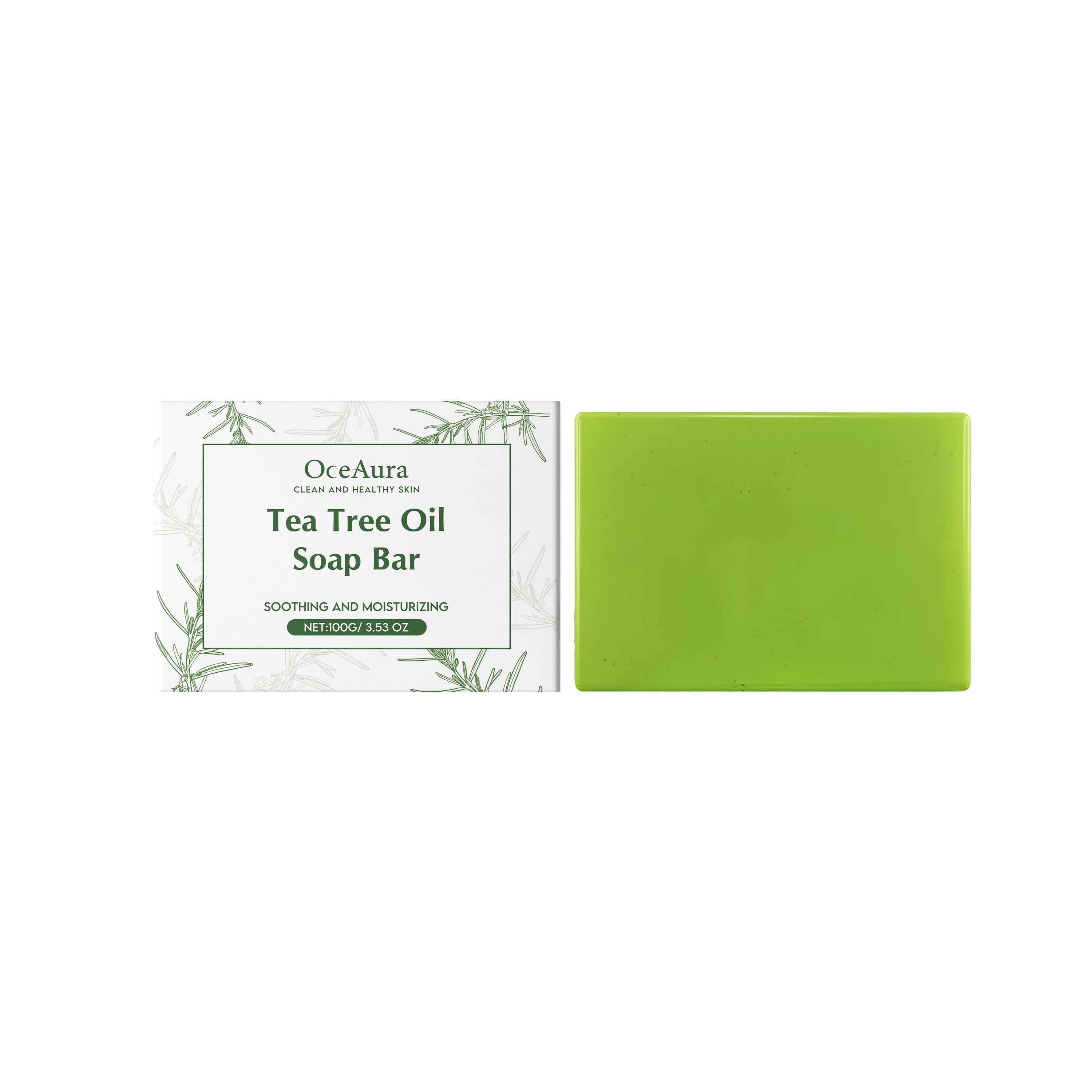 Body Cleansing Soap, Moisturizing, Gentle, Tea Tree Oil, Deep Pore Cleanser ,100g
