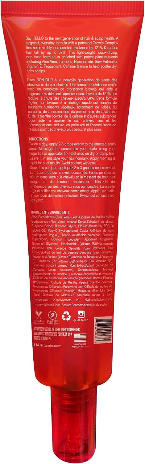 HAIRtamin Scalp Serum Natural Hair Growth 60ML