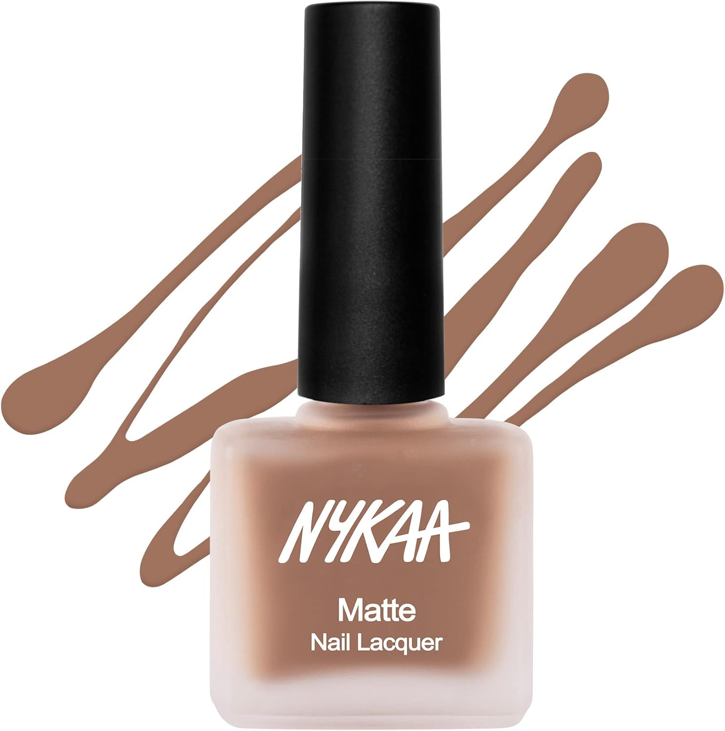 طلاء أظافر مطفي بلون البشرة من Nykaa  French Toast  اللون رقم 158