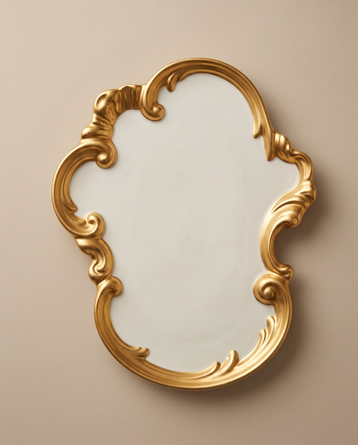 Antique Arch Baroque Gold-Framed Marble Serving Board – 20cm