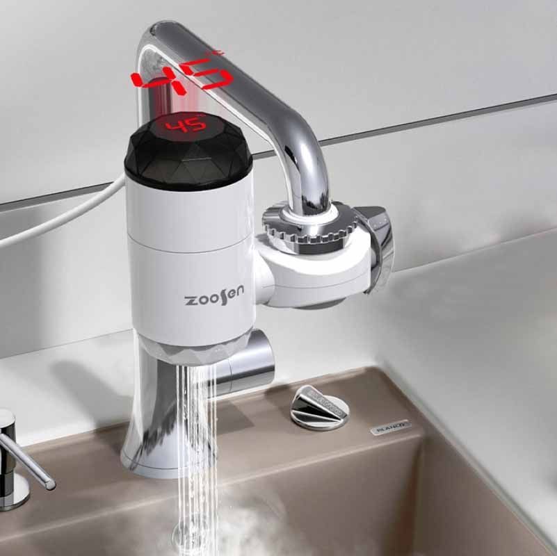 Instant Hot Water Faucet, Style:White White