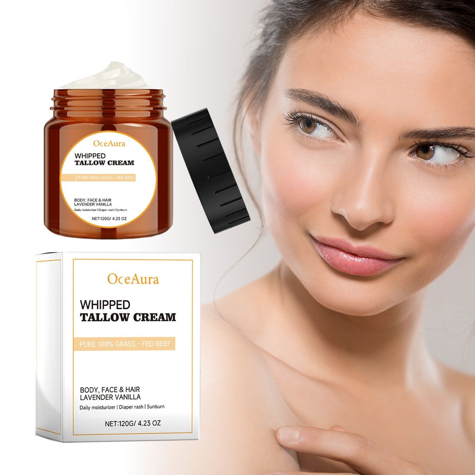 Tallow Moisturizer, Deep Hydrating, Nourishing, Skin Softening, Daily Moisturizer ,120g