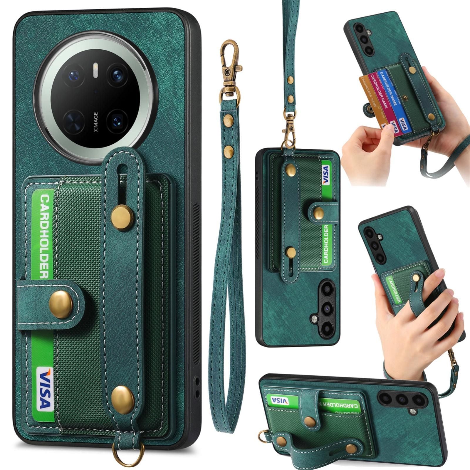 Retro Card Wallet Case For Huawei Mate 70
