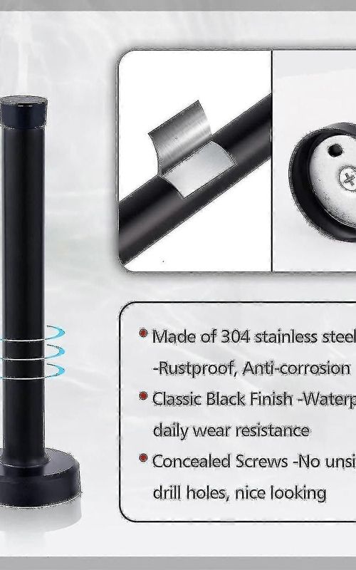 Brushed Stainless Steel Wall Mount Door Stopper With Soft Rubber Bumper