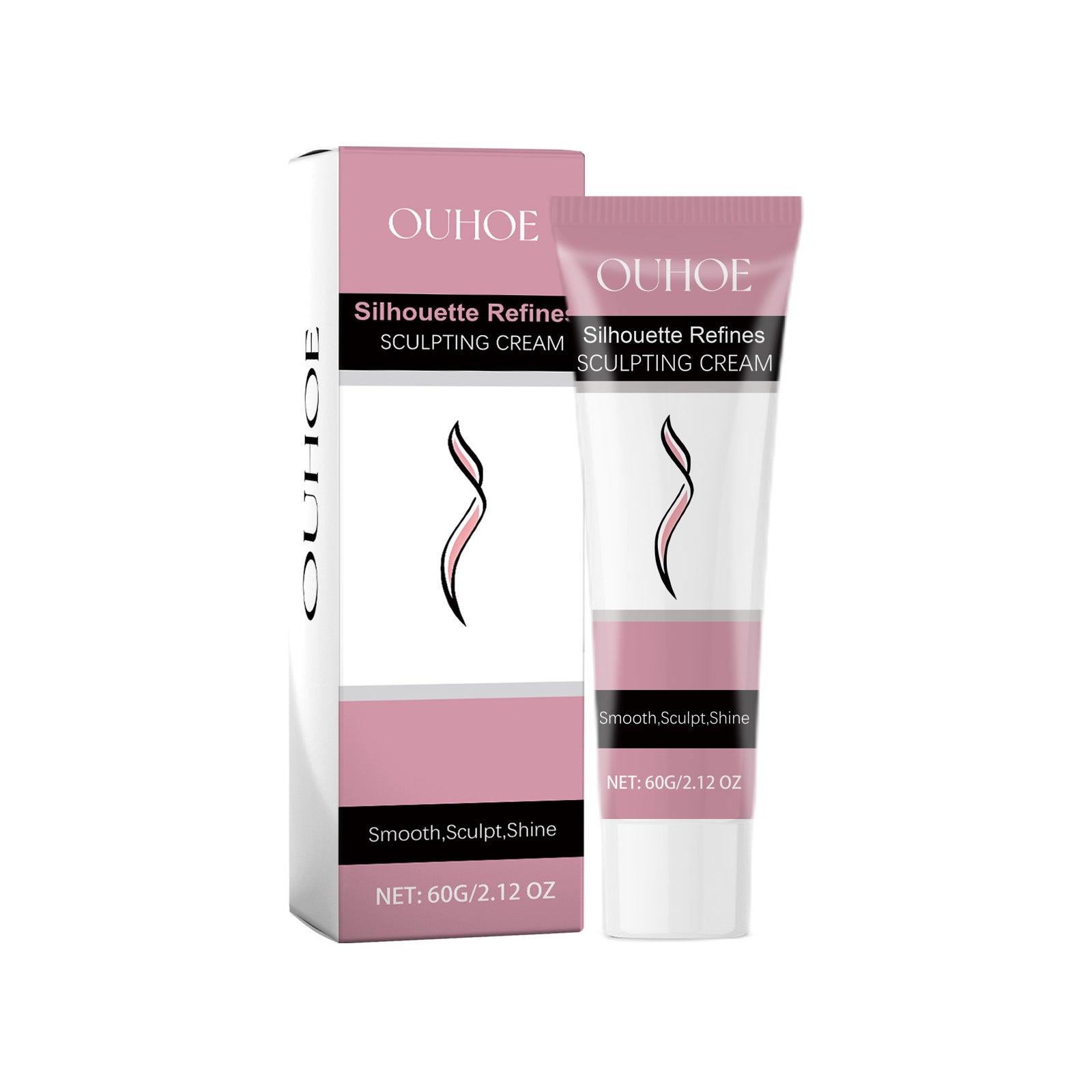 Silhouette Sculpting Cream, Reduce Excess Fat, Body Slimming, Deep Moisturizer, Massage Gel ,60g