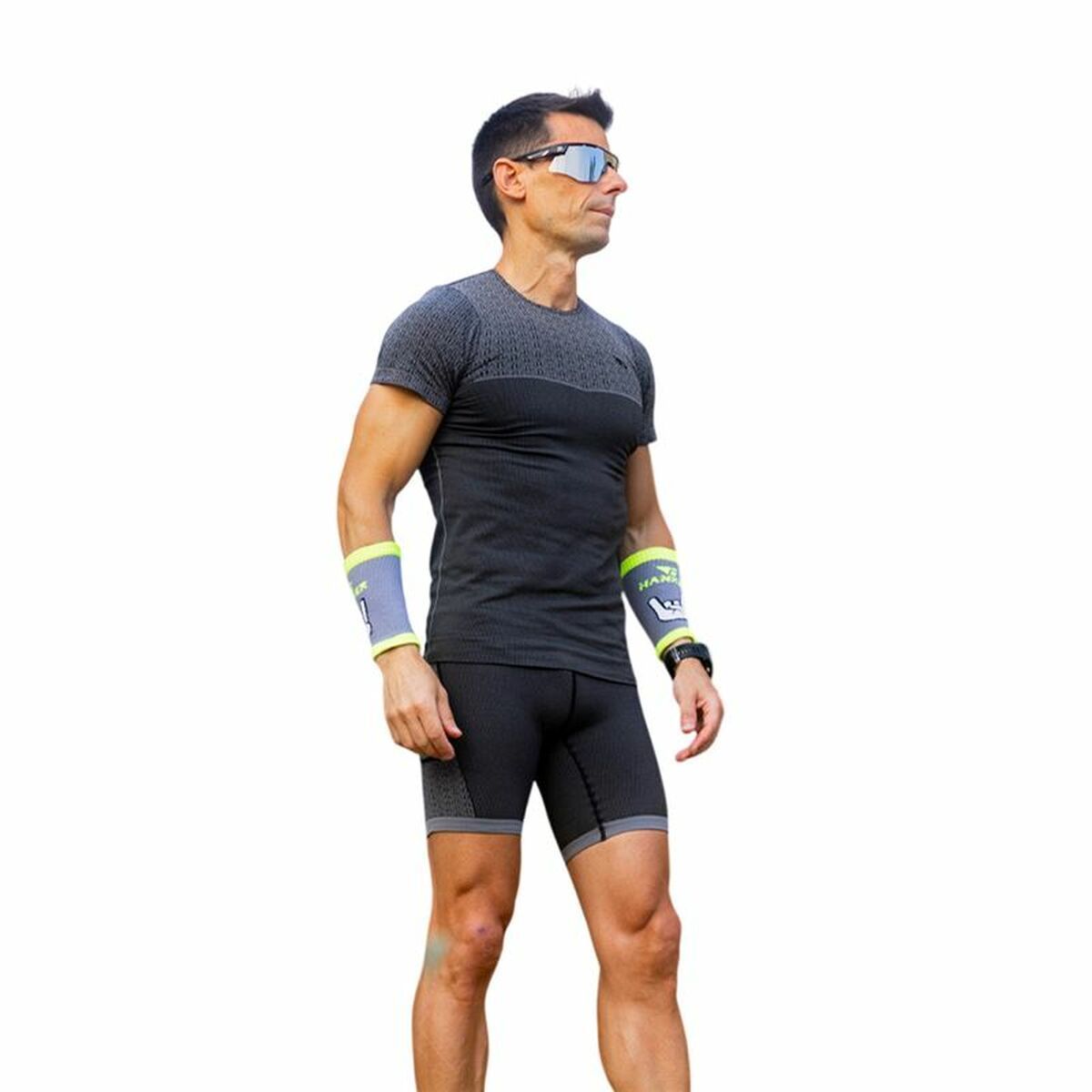 تي شيرت رجالي بأكمام قصيرة Hanker أسود