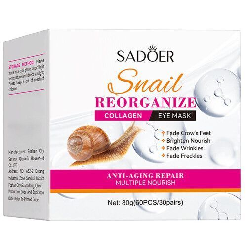 Snail Eye Masks, Collagen Improves Dark Circles - 001-SD93547