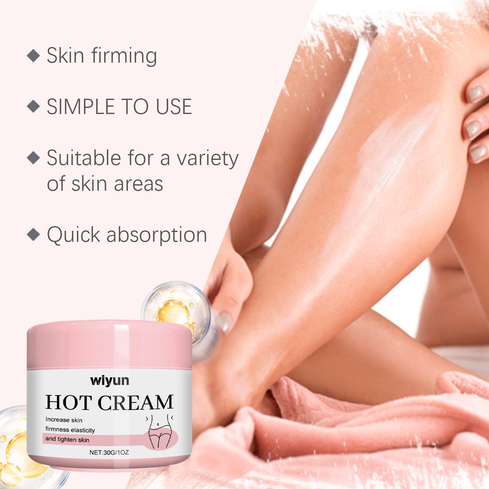 Body Care Cream, Slimming & Moisturizing, Boost Blood Circulation, Easy Weight Loss ,30g