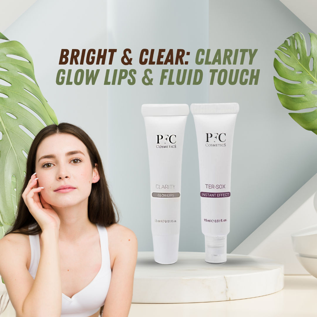Clarity and Brightening Combo : PFC Samapharma Clarity Glow Lips 15ml & PFC Ter-sox Instant Effect 15ml