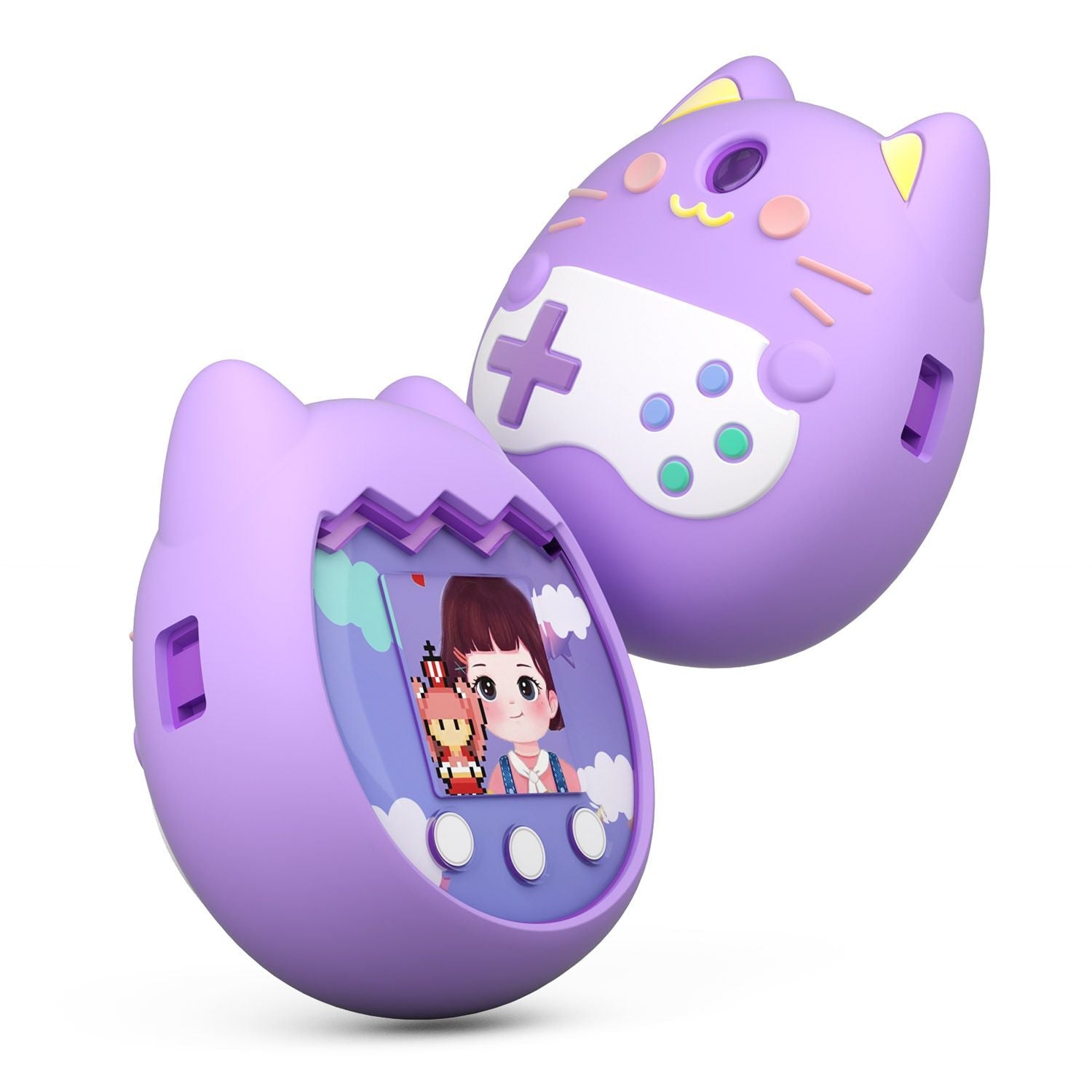 Silicone Cover Case For Tamagotchi Pix Pet Game Machine Protective Case
