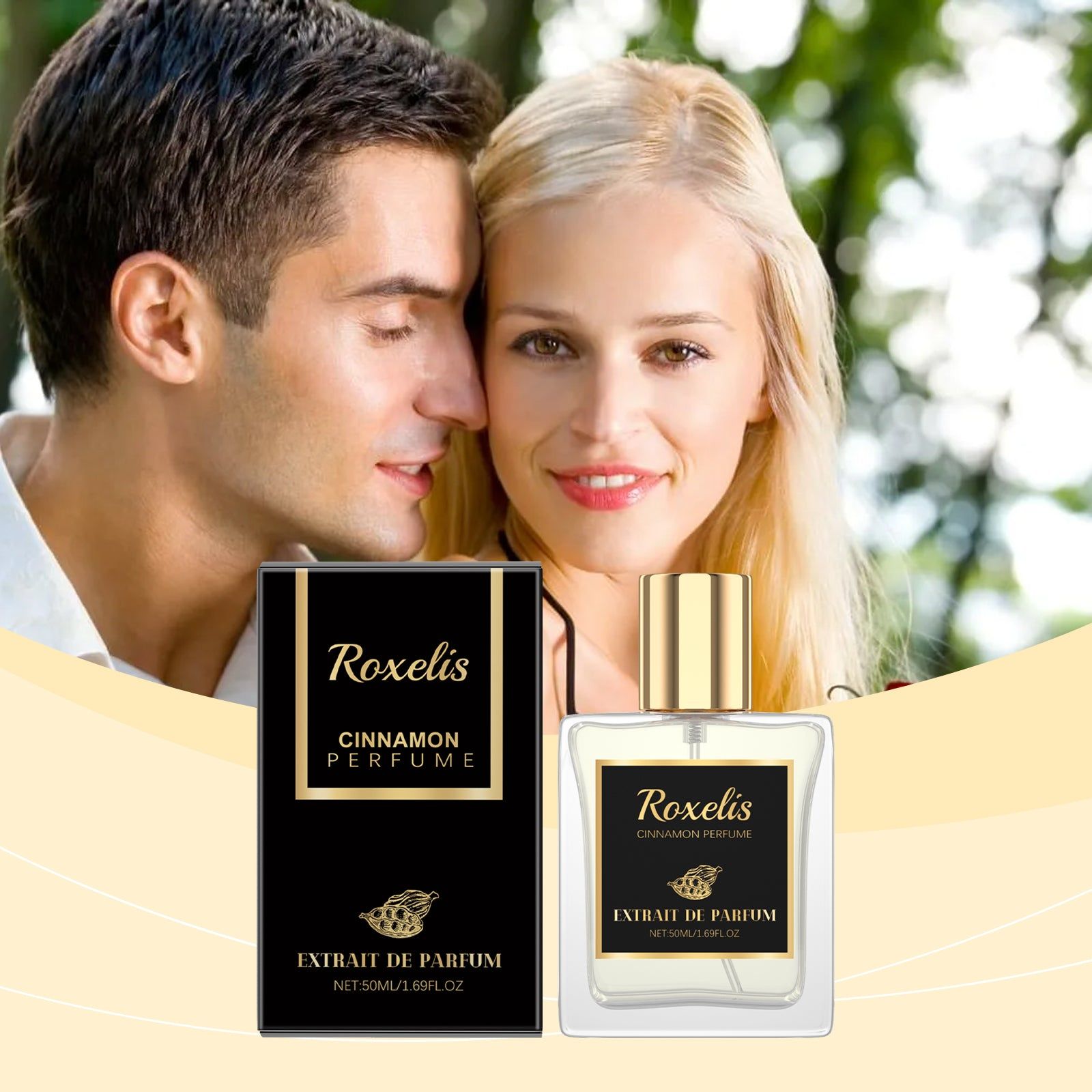 Cinnamon Cardamom Perfume, Long Lasting Romantic Fragrance, Elegant and Safe ,50ml