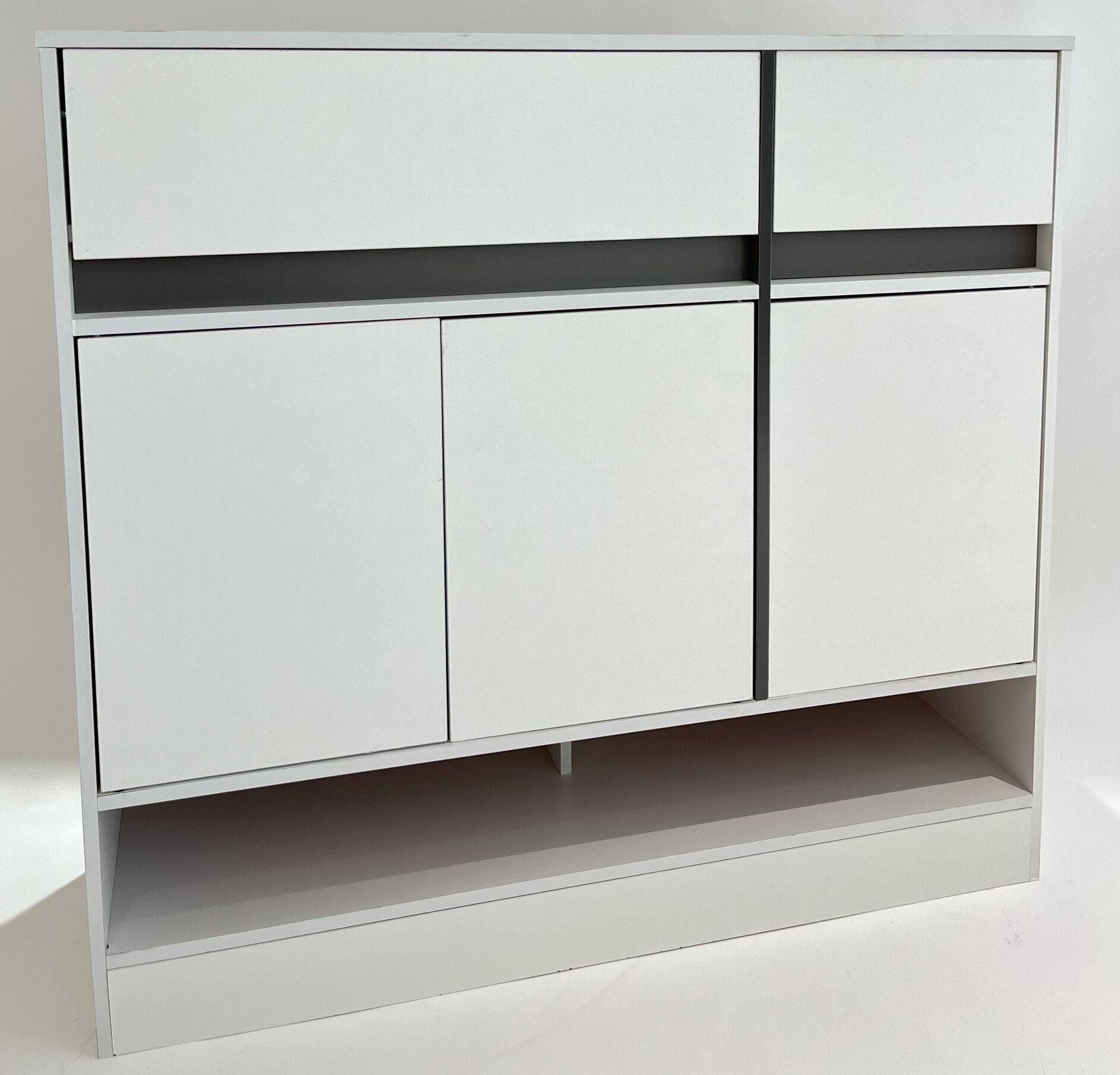 White Shoe Rack #B-08