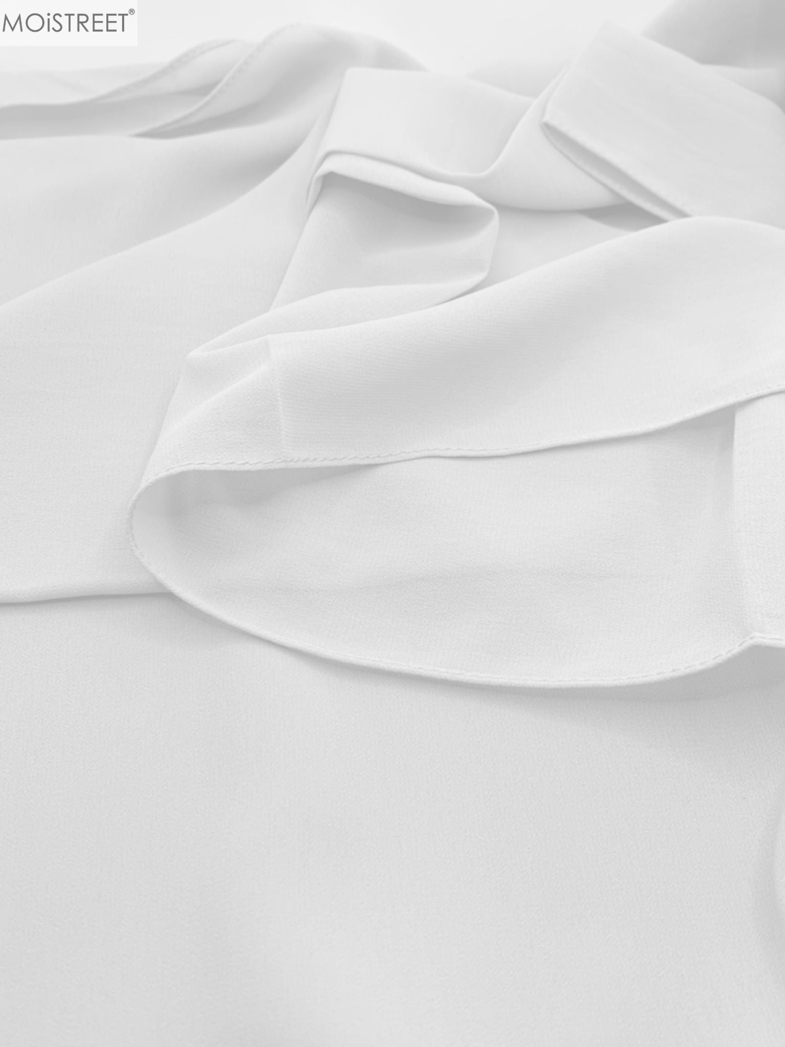 MOiSTREET Hijab Chiffon White