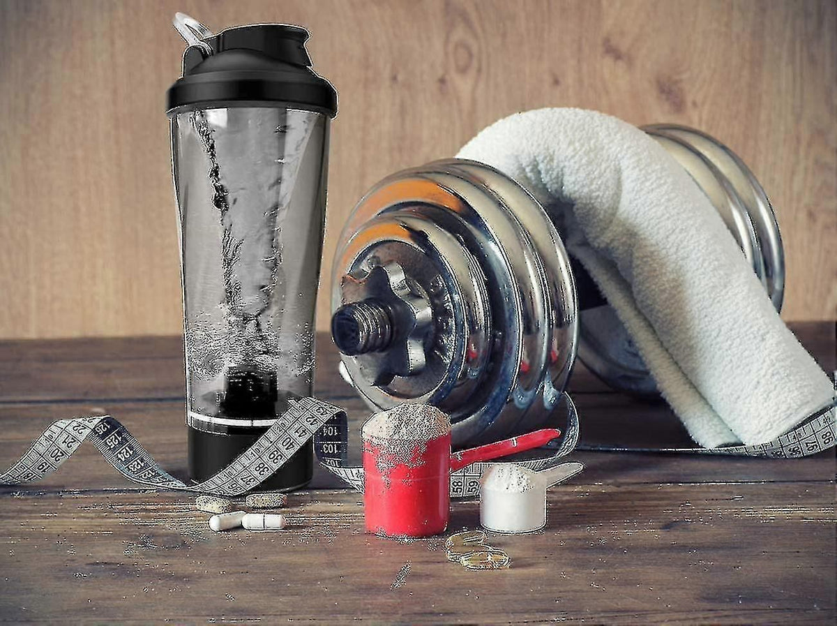 Electric Protein Shaker Bottle With USB Rechargeable Mixer