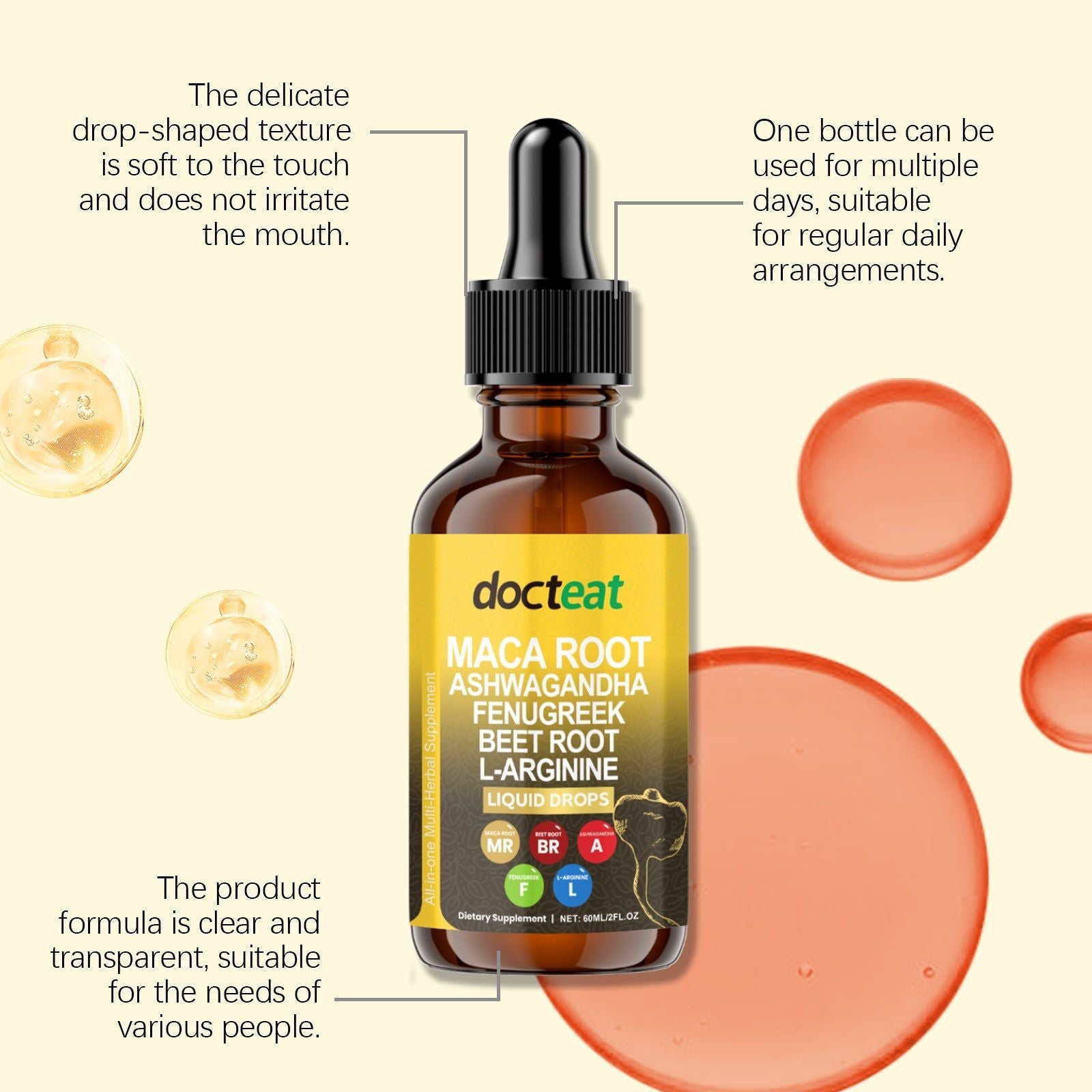 Boost Your Body Care, Daily Energy & Muscle Endurance with Drops ,60ml