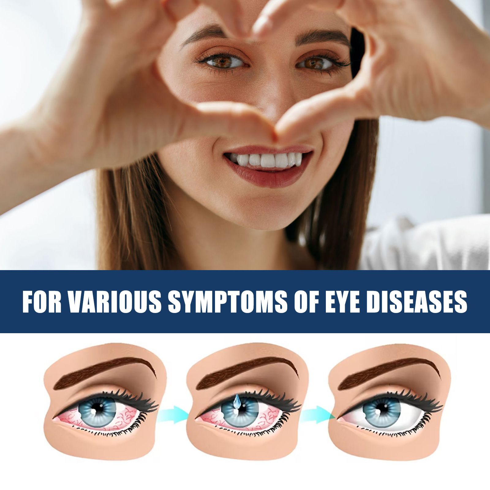 Eye Care Drops for Dry Eyes & Fatigue Relief 15ml