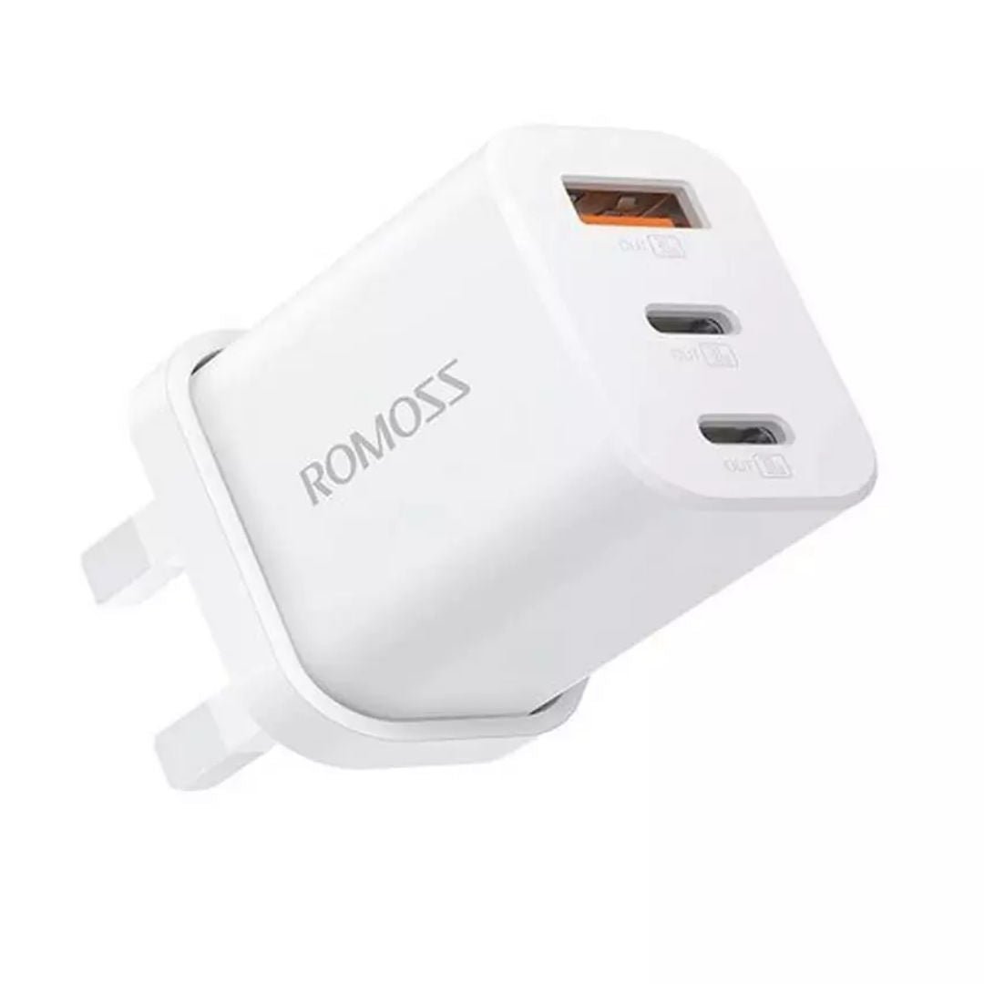 Romoss 30 Watts Wall Charger, White, AC30RB