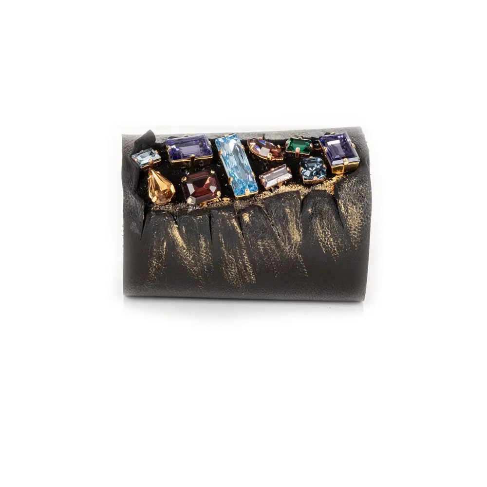The Dark Midnight Atelier Mosaic Leather Cuff