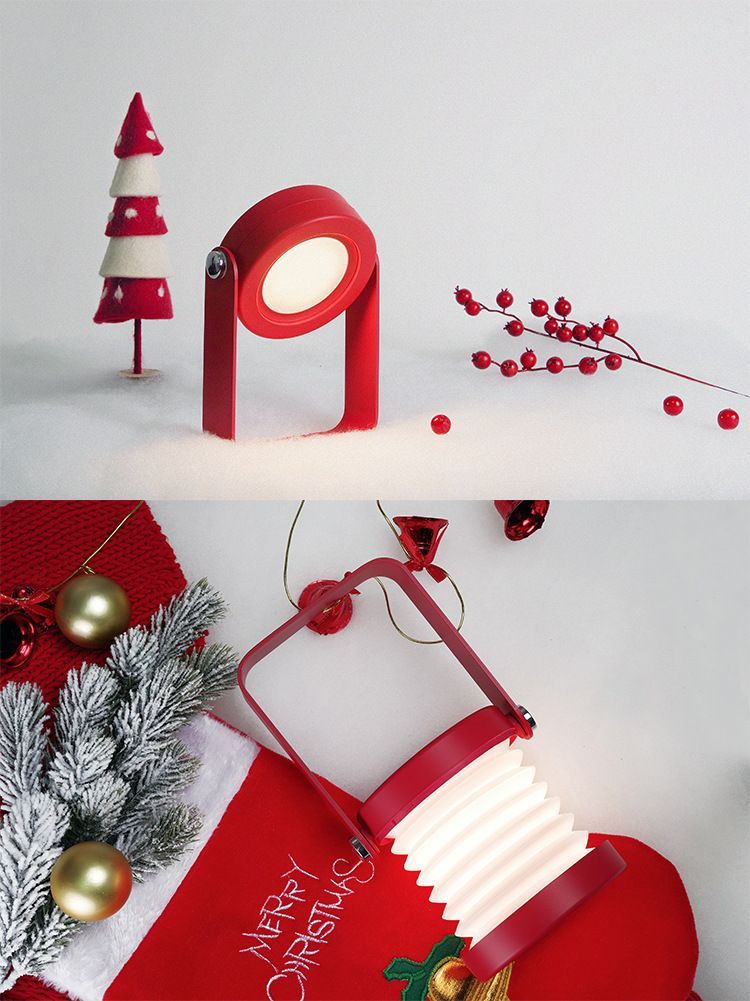 Retractable LED Touch Lamp Folding Telescopic Night Light Lantern Table Lamp