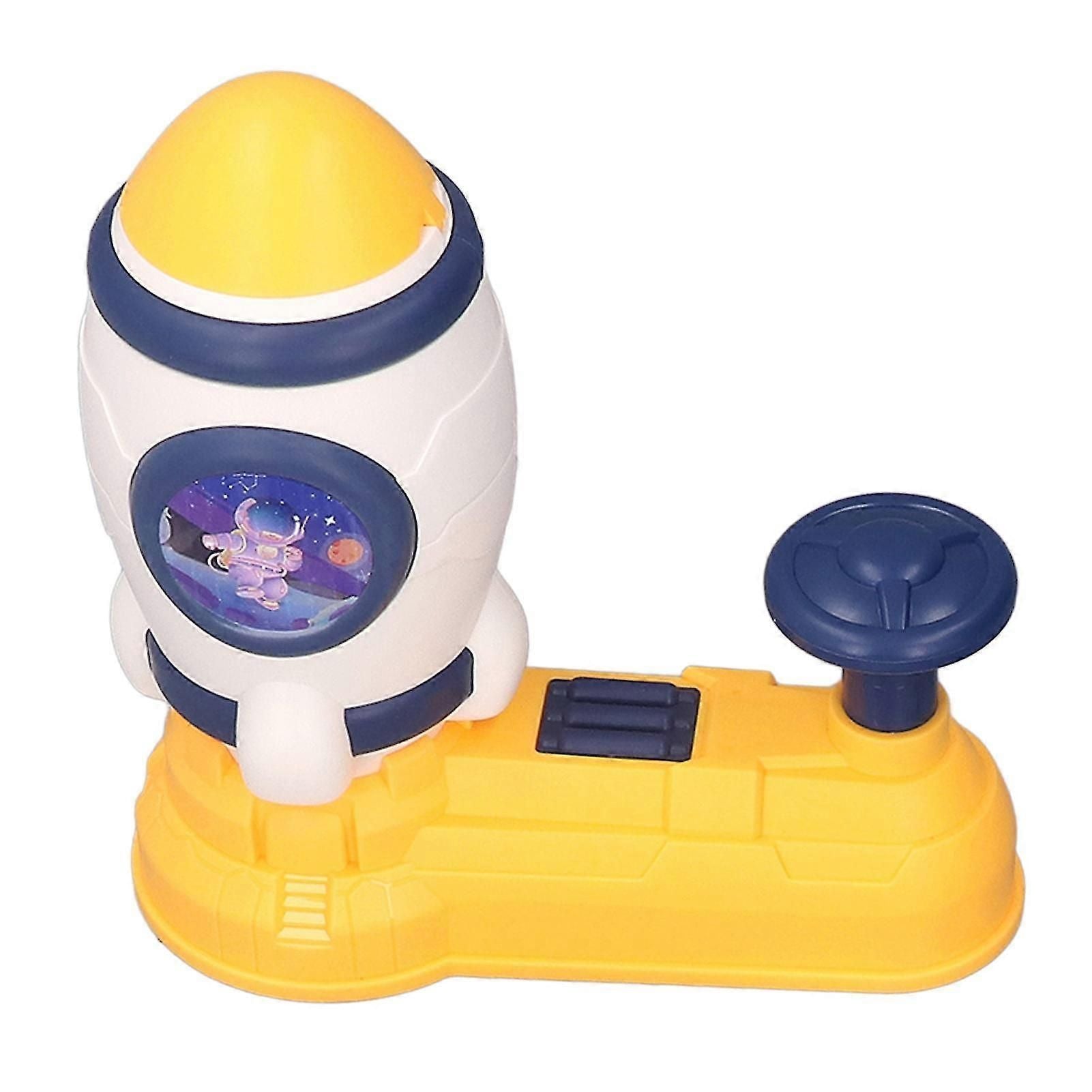 Flying Disc Step On Launch Toy For Kids Cute Spaceship Interactive Outdoor Activity Pop Up Stomp Toys