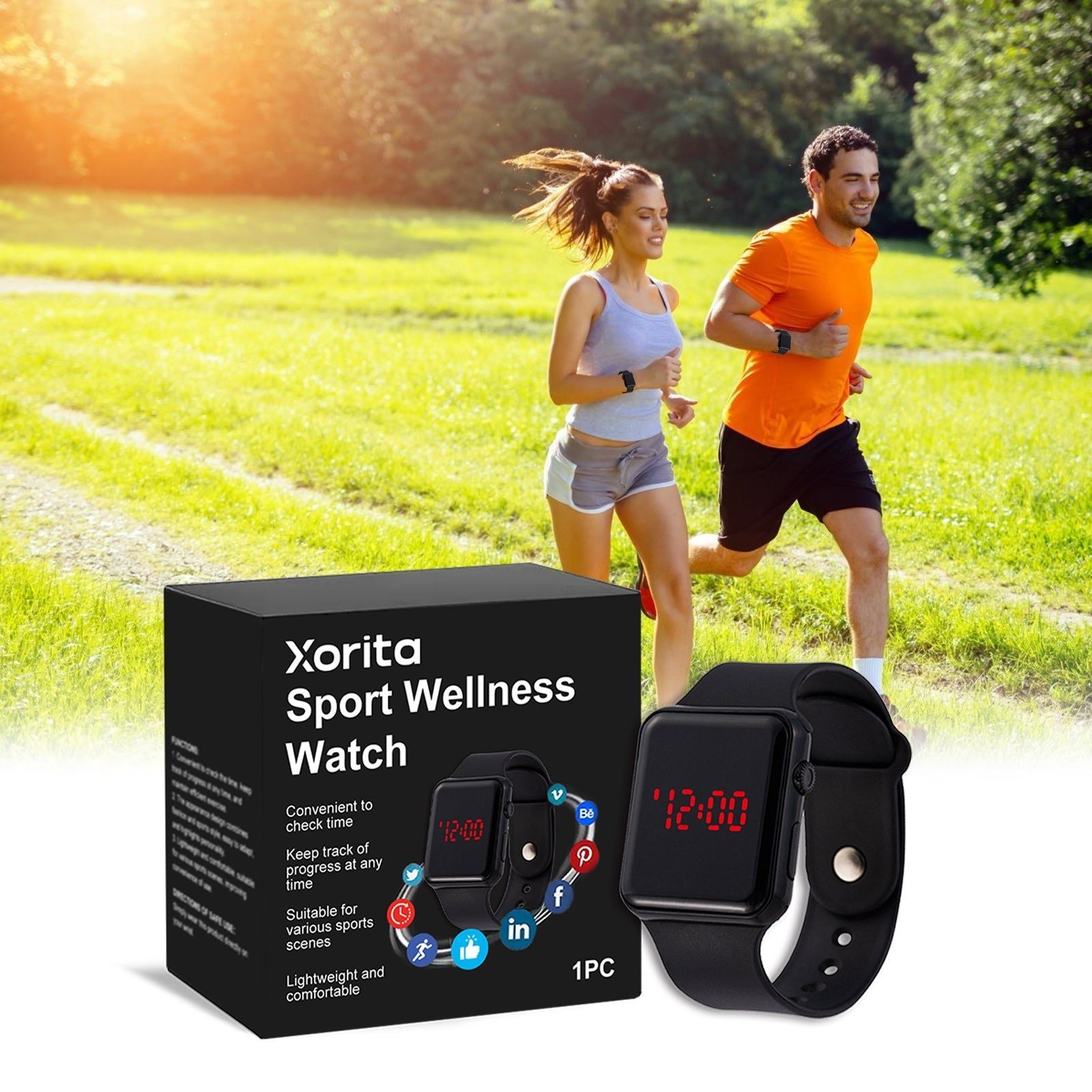Balanced Sports Watch, Lightweight Fitness Tracker for Active Body Care ,1pcs