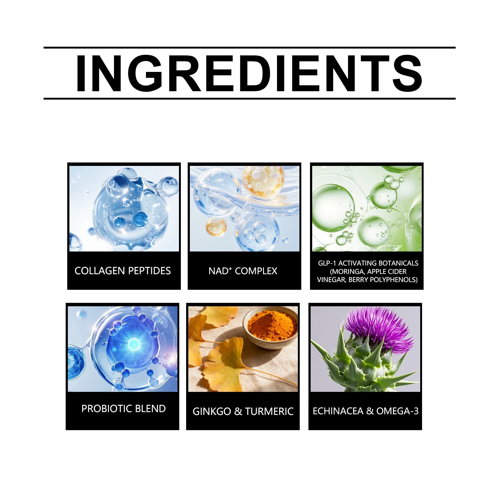 Boost Your Health with Probiotic Liquid Drink, Daily Dietary Supplement for Gut & Skin ,70g