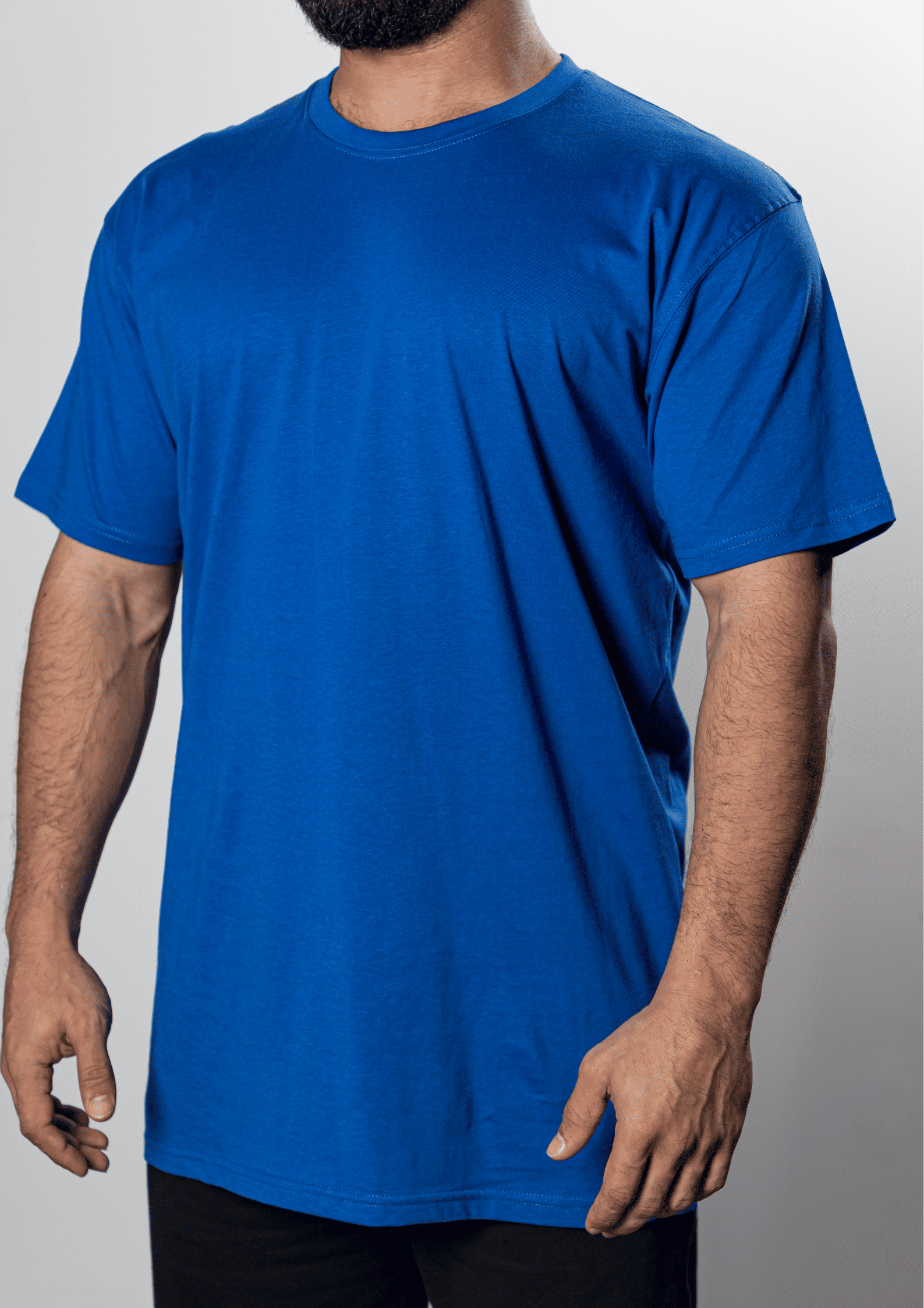 NO JEANS Cotton T-shirts – Royal Blue