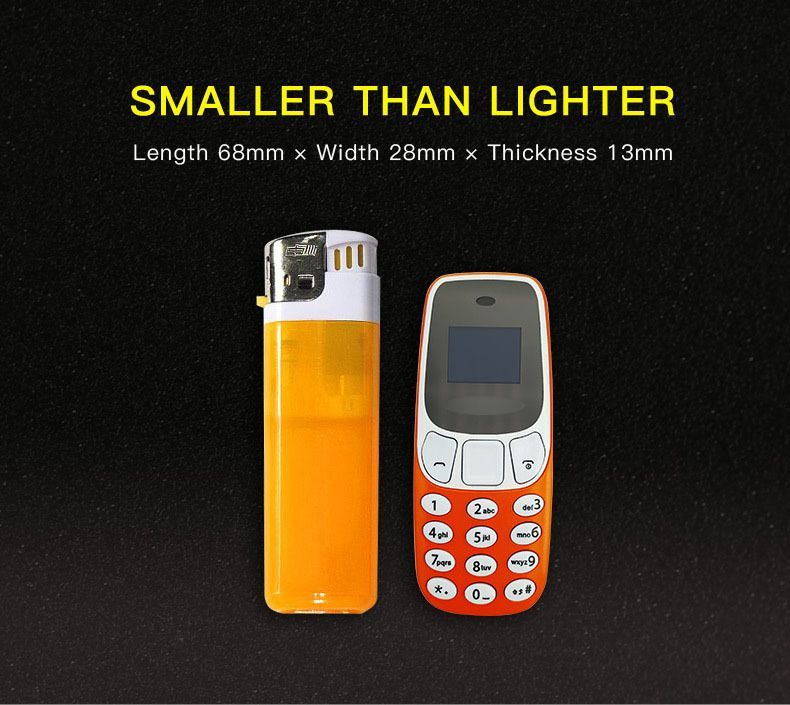 Mini Mobile Phone Keypad Wireless Portable Bluetooth Non Smart Mobile Phone