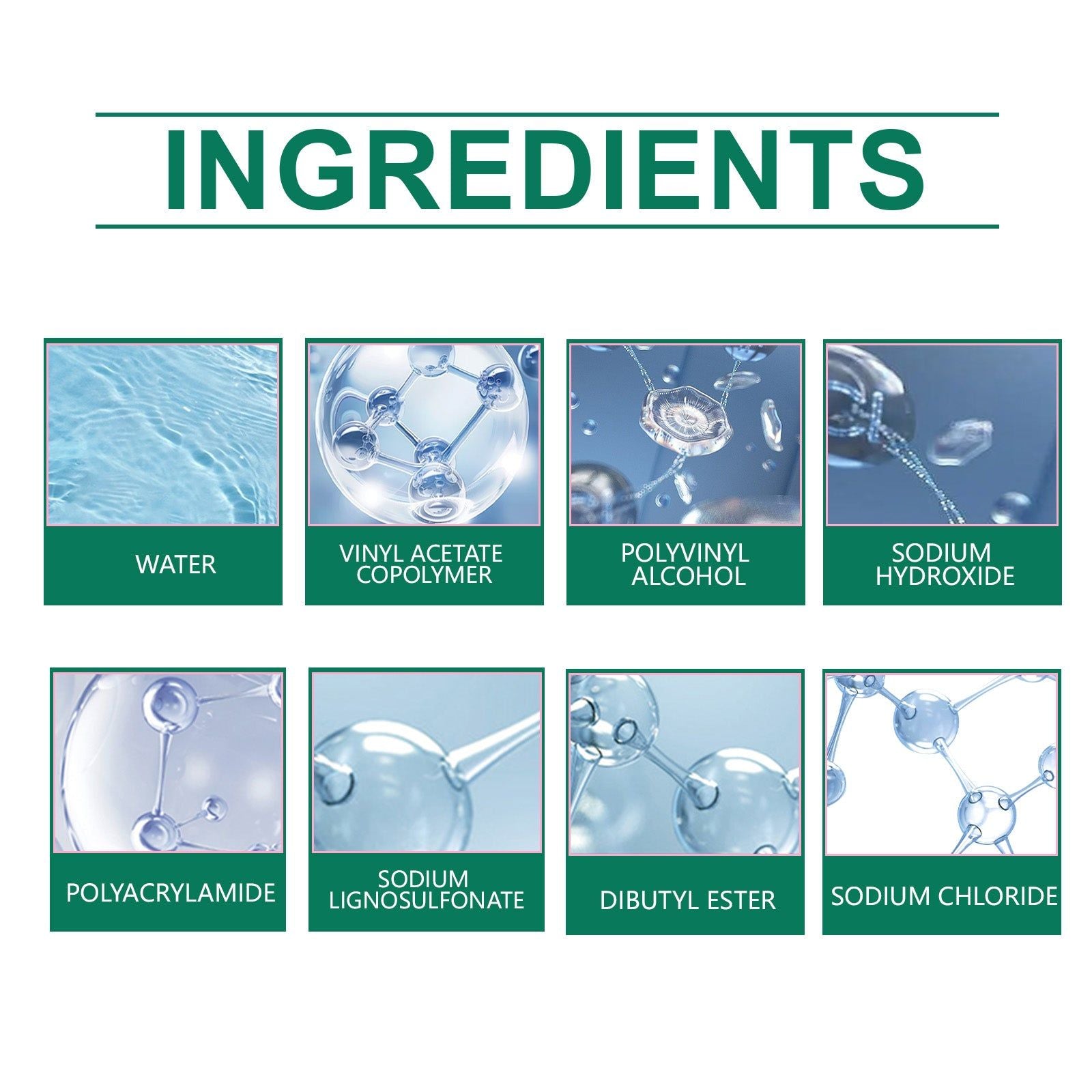 Invisible Waterproof Binding Agent for Leak Repair, Multi-Purpose Sealant for Walls, Bathrooms, Floors ,1set