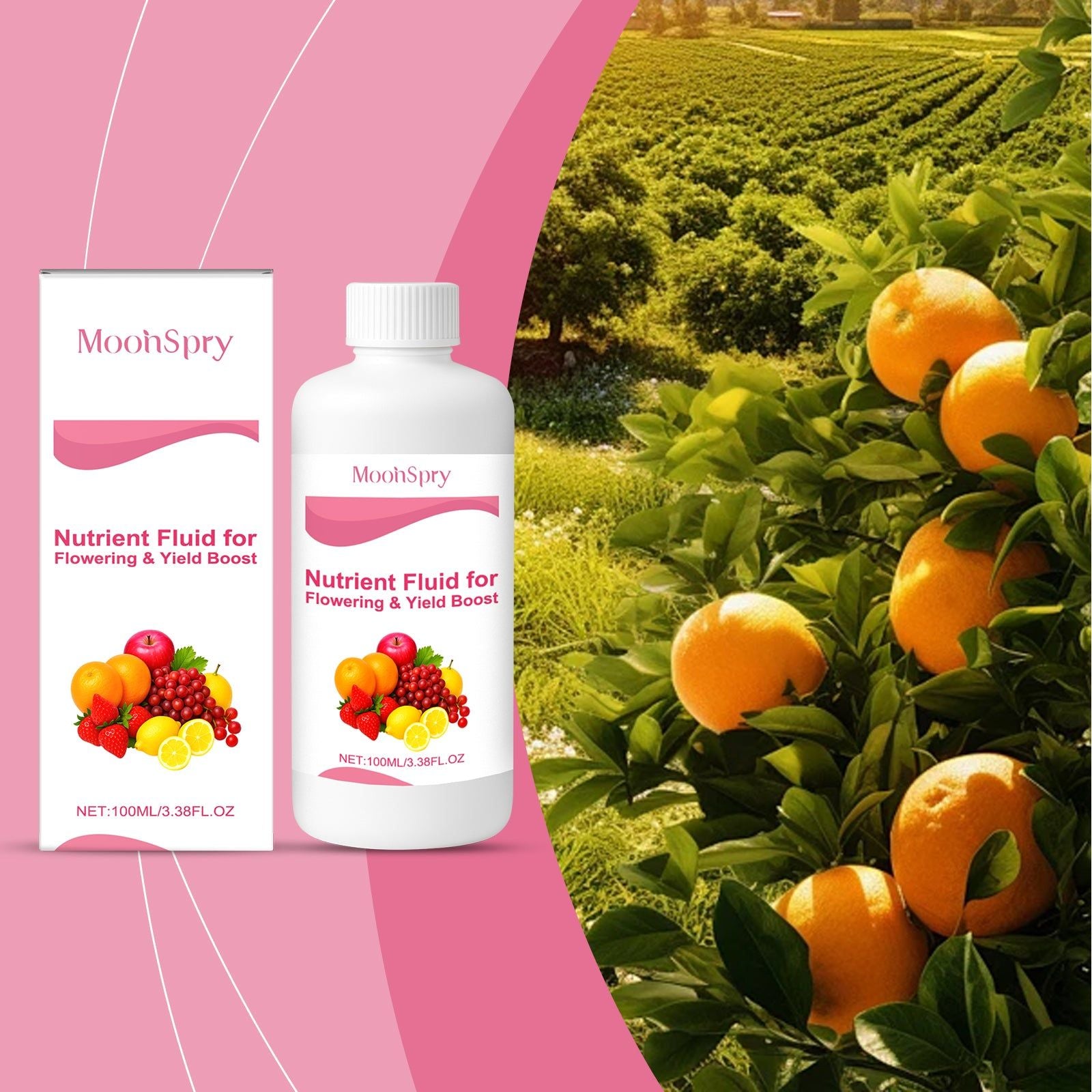 Boost Plant Growth with Flower Nutrient Solution, Horticultural Fertilizer for Flowers and Fruits ,100ml
