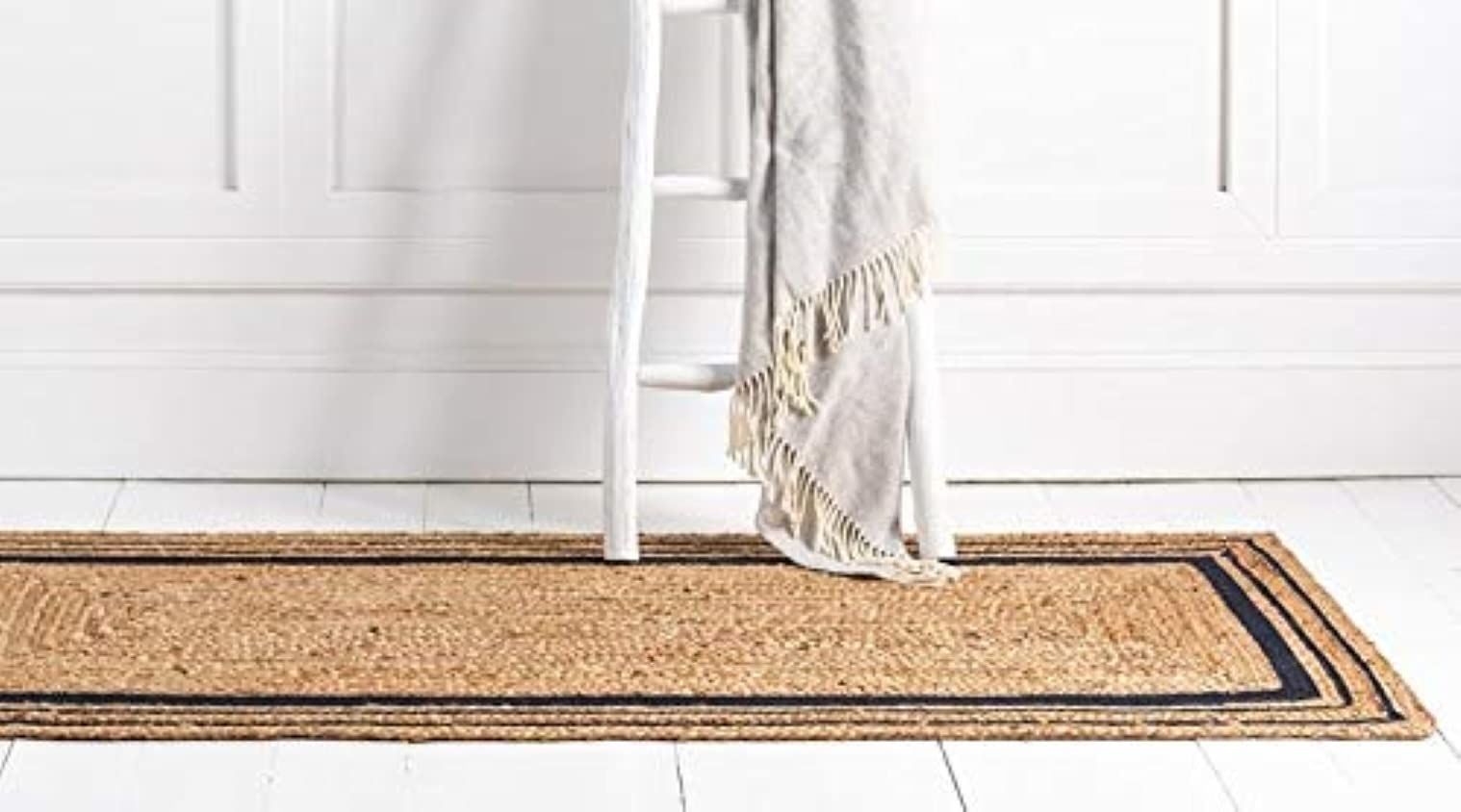 AIESY® Reversible Beautiful Handwoven Jute Runner Rug