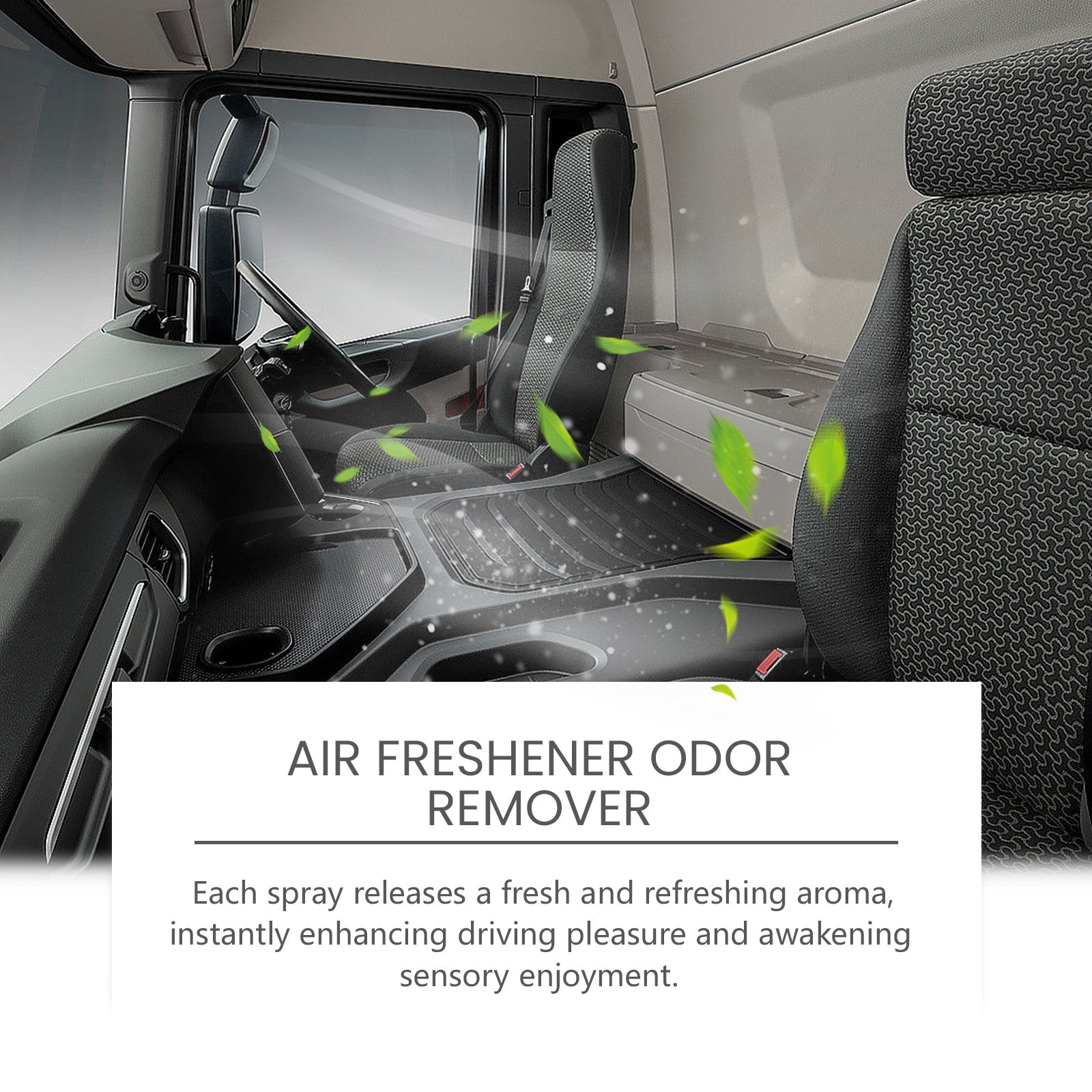 Black Ice Car Air Freshener, Long-lasting Fresh Air, Deodorizer, Easy Spray ,100ml