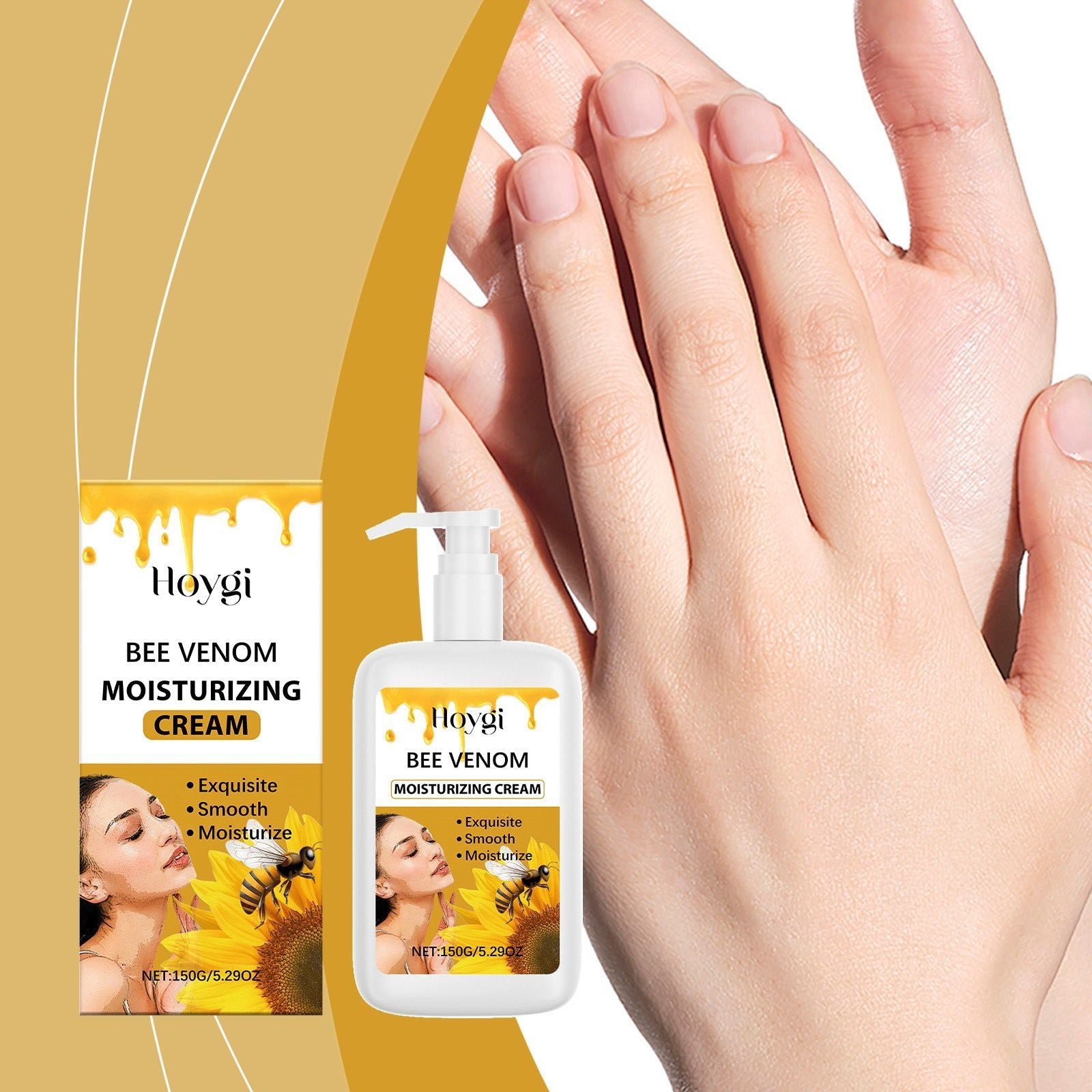 Bee Venom Body Care Moisturizer, Hydrating, Nourishing, Soft Skin, Natural Skincare ,150g