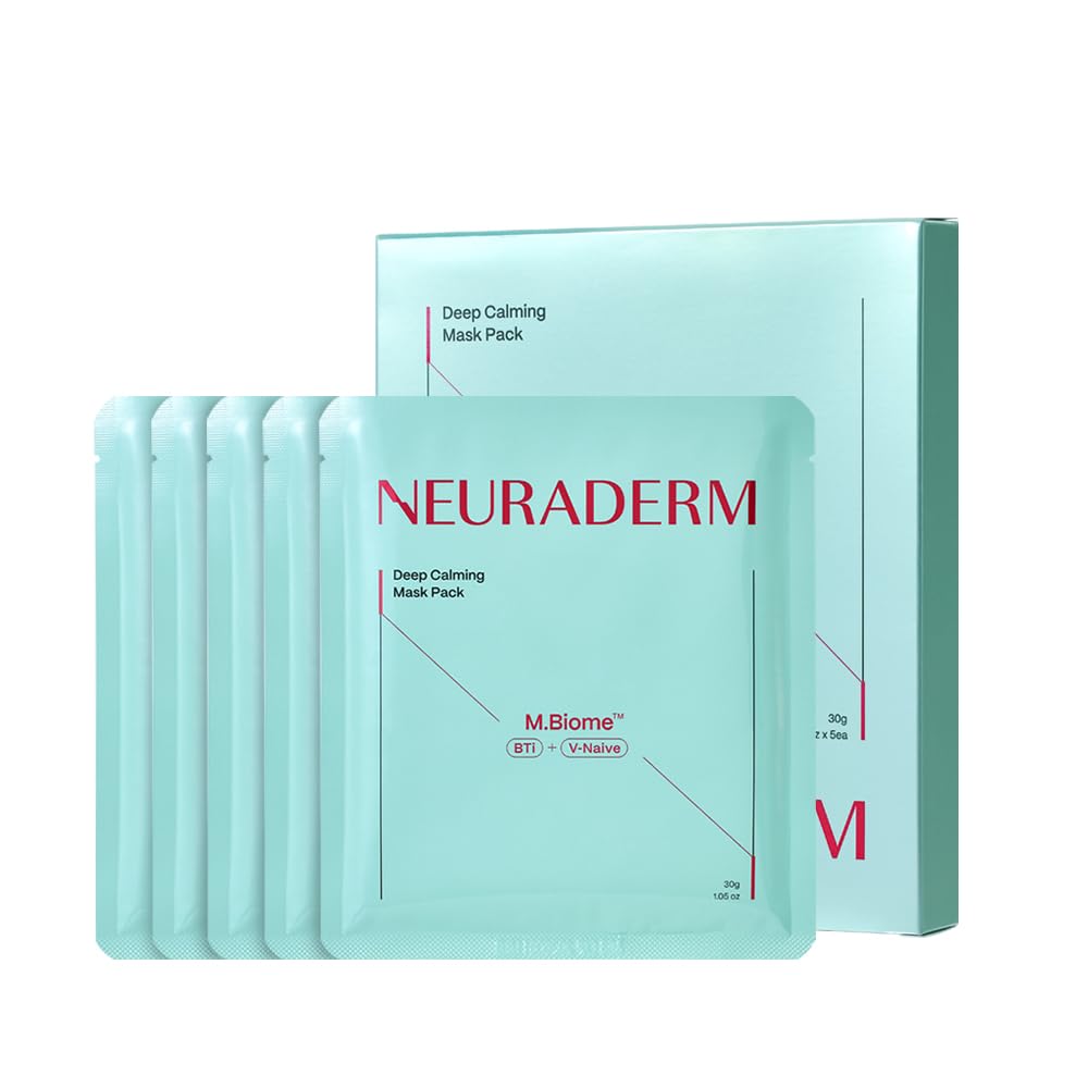 قناع الوجه المهدئ العميق NEURADERM (عبوة من 5 قطع)