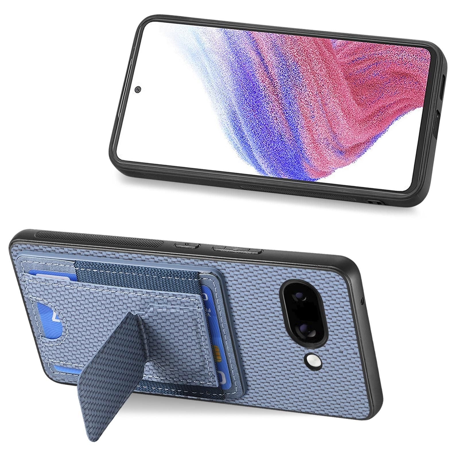 Carbon Fiber Stand Case For Google Pixel 9a