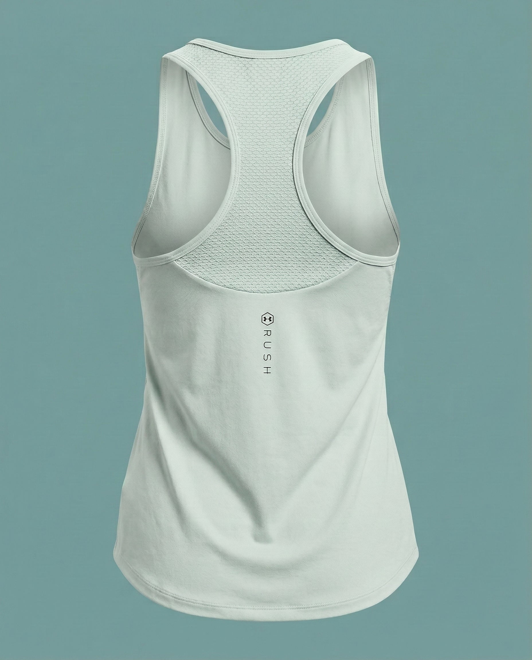 Under Armour White & Light Blue T-Shirt