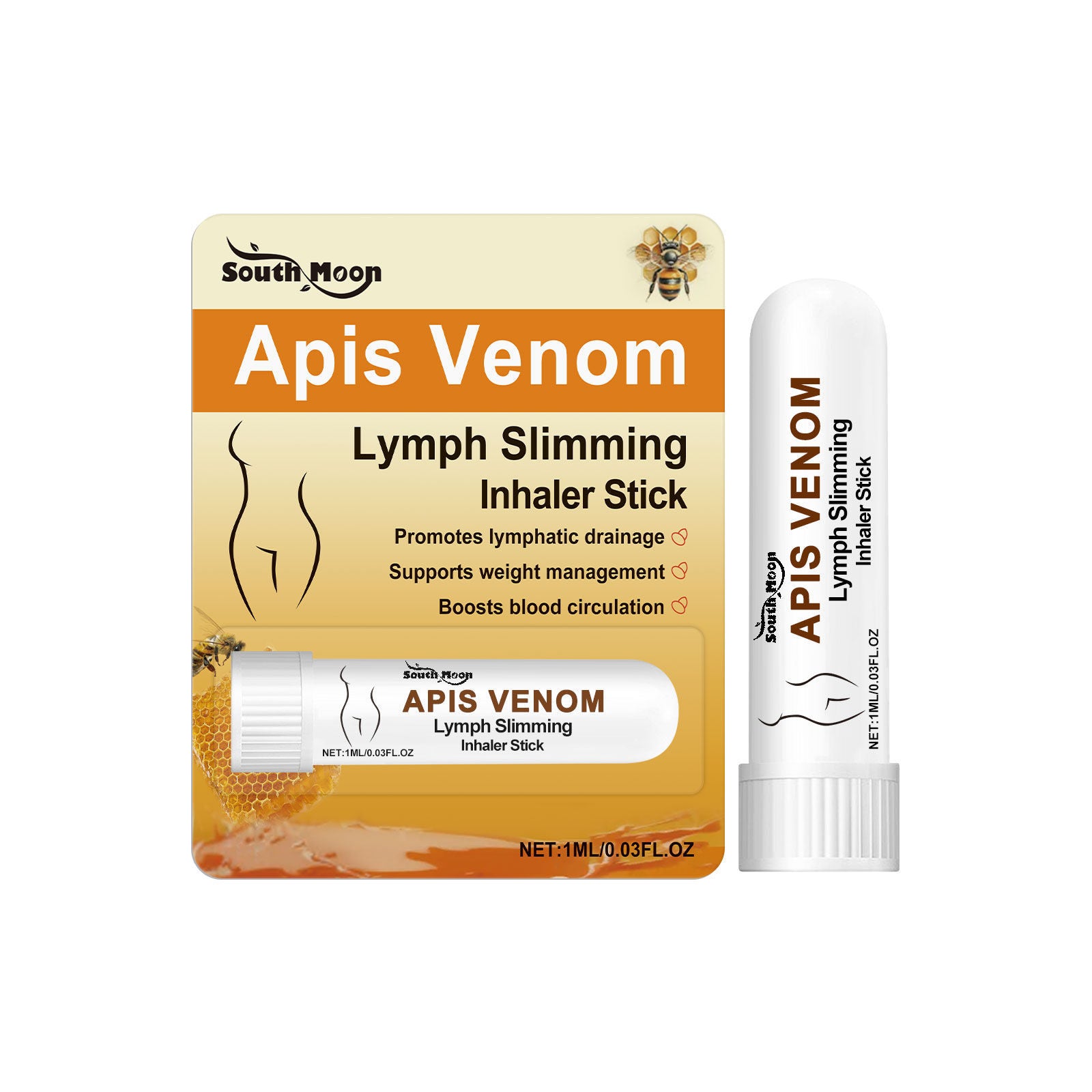 Body Care Inhaler, Herbal Nasal Stick, Natural Relief, Refreshing, Portable ,1ml