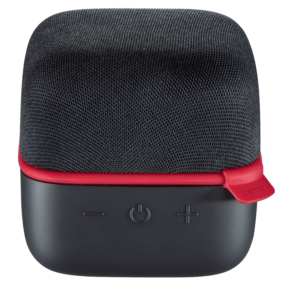 HAMA 173156 "Cube" Mobile Bluetooth® Speaker, black/red