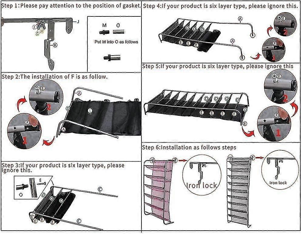 Hanging Shoe Rack For 36 Pairs Foldable Metal Organizer
