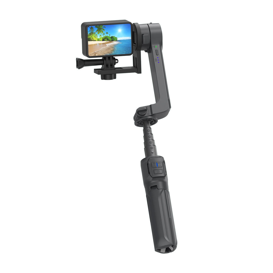 Porodo 2-Axis Mobile Gimbal Stablizer, Black