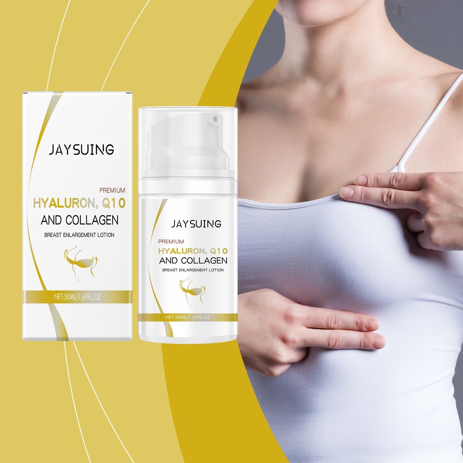 Breast Care Lotion, Full and Plump, Firming Skin, Moisturizing Massage ,50ml