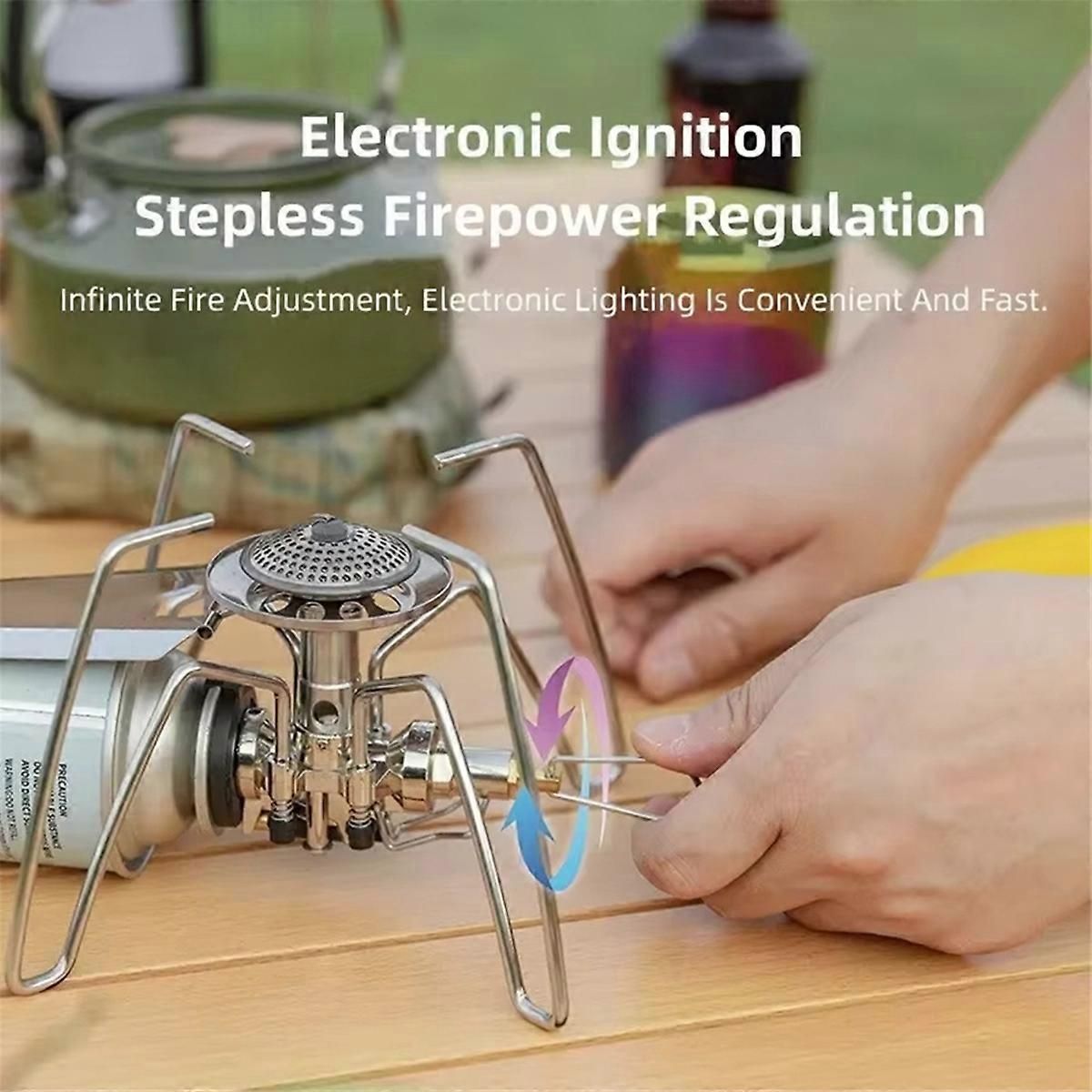 Outdoor Ultralight Camping Gas Stove Spider Split Gas Burner