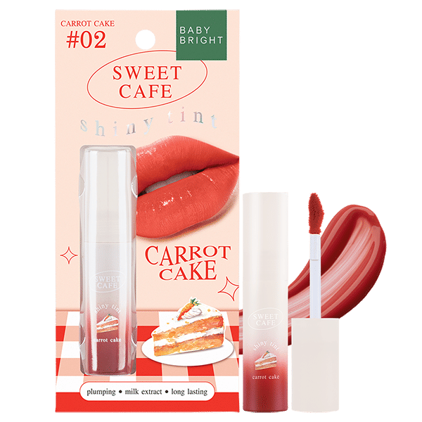 SWEET CAFE SHINY TINT 2.8G BABY BRIGHT (M) #02 CARROT CAKE