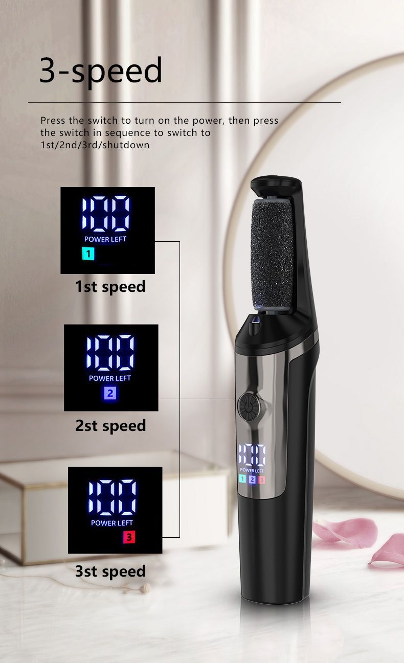 USB Rechargeable Electric Foot Dead Skin Grinder