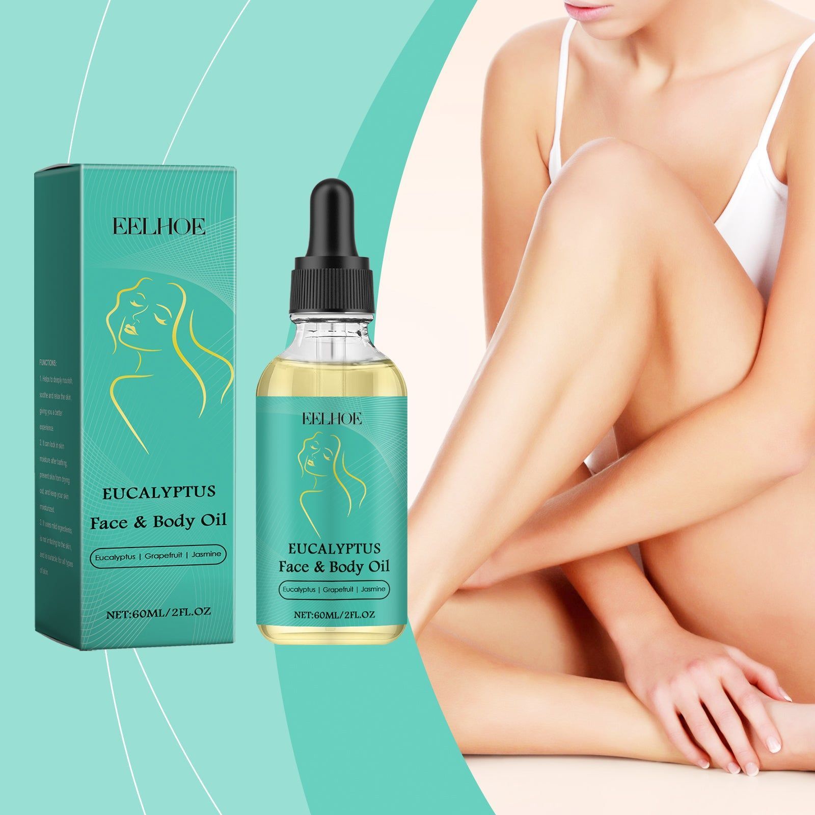 Body Care Nourishing Oil, Deep Moisturizer, Smooth Soft Skin, Natural Glow ,60ml