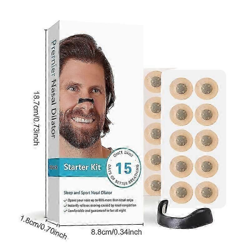 Breathing Nasal Strip Start Kit Anti-Snoring Strip Ventilation Nasal